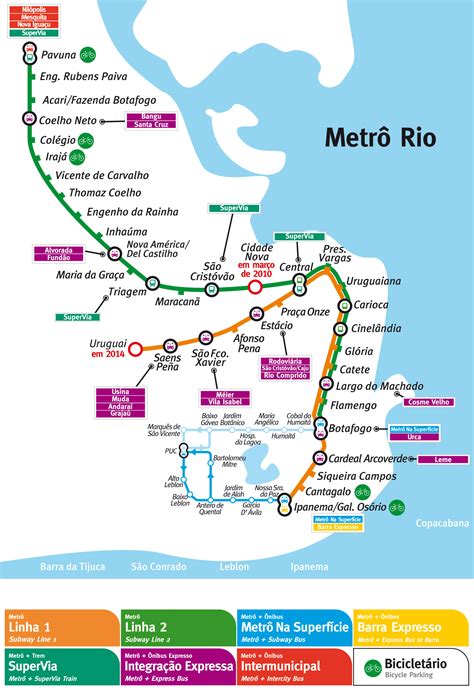 mapa metro rio